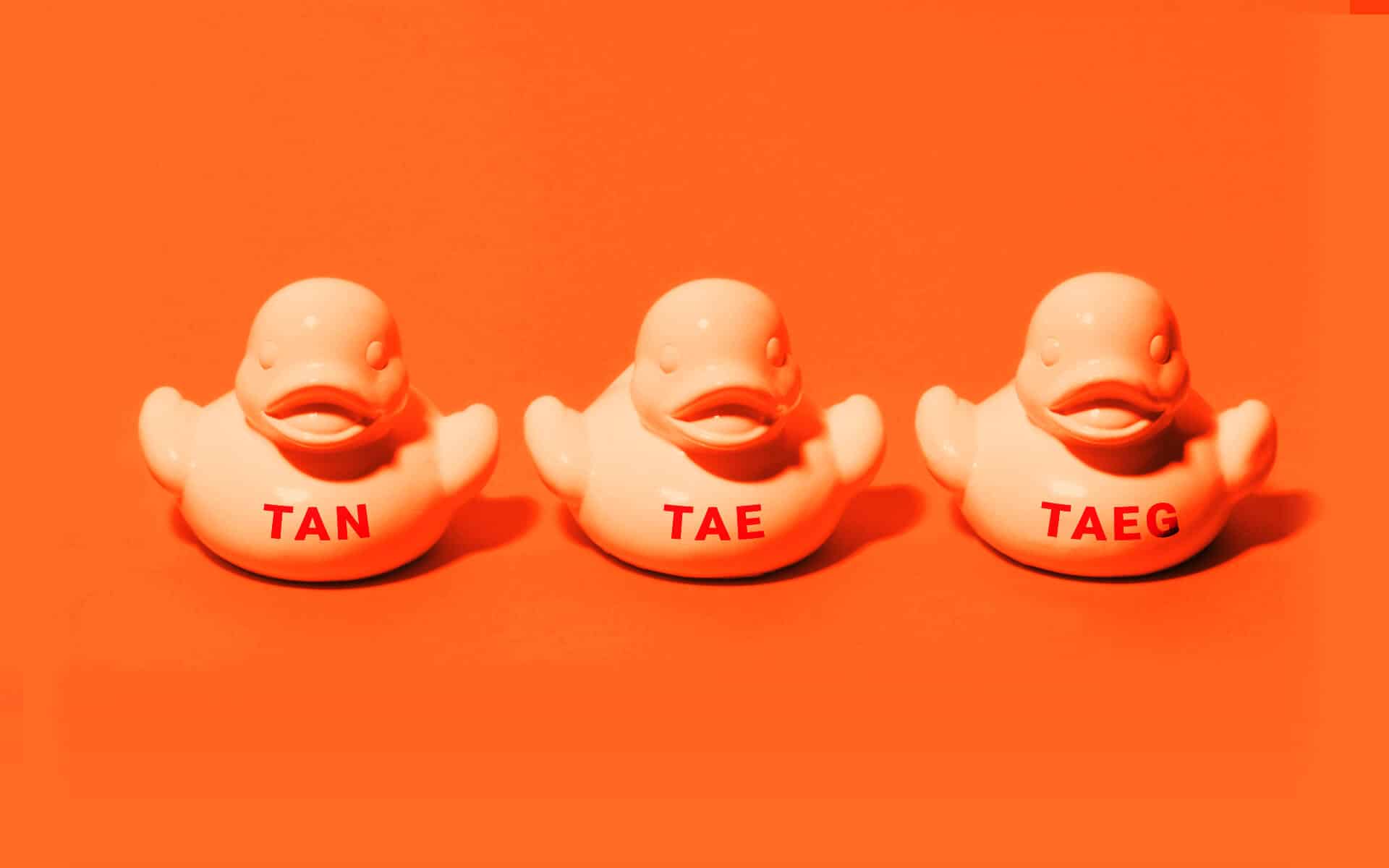 diferencas tan tae taeg